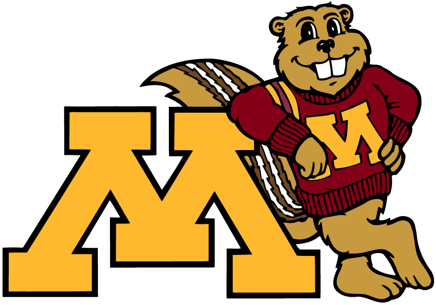 Minnesota Golden Gophers 1986-Pres Mascot Logo v6 diy DTF decal sticker